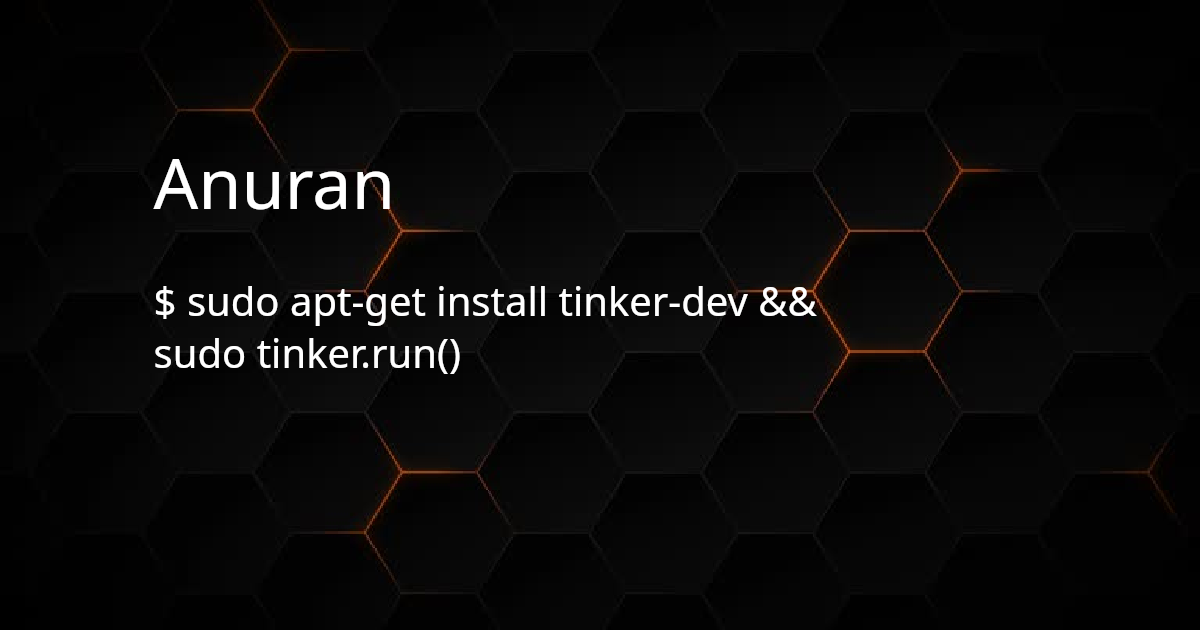 Preview image published by anuran.dev